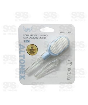 Limpador de Ouvido e Nariz Silicone e iluminação Altomex BS07