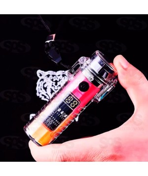 Isqueiro Elétrico Recarregável Com Lanterna Altomex AL-B5777