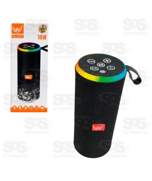Caixa De Som Bluetooth 10W Com LED Altomex AL-2117