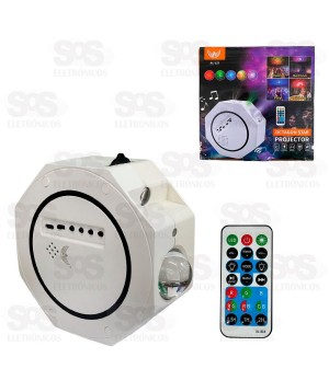 Projetor De Galáxia 3 em 1 Com Músicas Altomex AL-L21