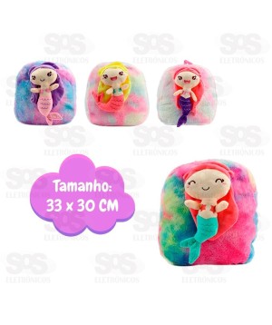 Mochila Infantil Sereias Pelúcia BBR Toys R3305