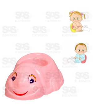 Troninho Tartaruga Rosa Plasnew 297