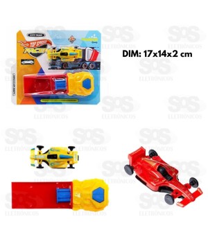 Lançador Com Carrinho de Corrida Toy King TK-AB5084
