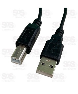 Cabo USB Para Impressora 1,5 Metros