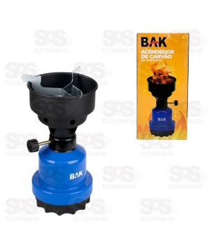 Acendedor De Carvão Á Gás Bak BK-CHB1800GS