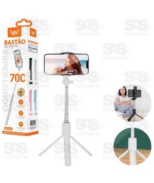Bastão De Selfie Com Controle Remoto Altomex ZB011