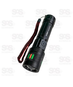 Lanterna De LED Alumínio Com Zoom B-Max BM-8543