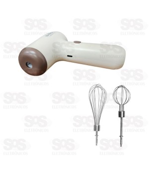 Batedeira Elétrica Portátil 2 Em 1 Recarregável B-Max BM-F1035