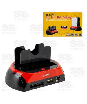 Dock Station Para HD Sata 2.0/3.0 e IDE B-Max BM-753