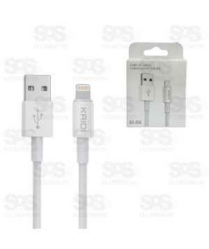 Cabo De Carregamento Iphone 1 Metro Kaidi KD-25A