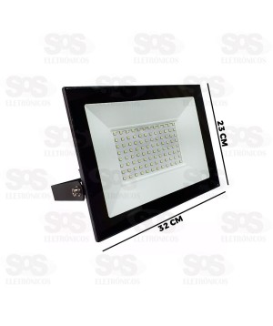 Refletor Holofote LED Branco 300W Maxbom 9616