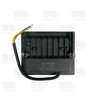 Refletor Holofote LED Branco 10W Maxbom 9610