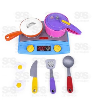 Fogãozinho Com Acessórios  Na Solapa Poliplac 6983