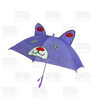 Guarda Chuva Automático Orelhinhas 75CM XH8911