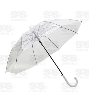 Guarda Chuva Transparente Automático 90CM XH5548