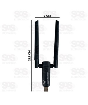 Antena Dupla Wireless USB 5GHz Altomex AL-UAX04