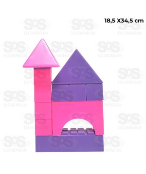 Blocos de Montar Castelo Criativo Mini Toys 6020