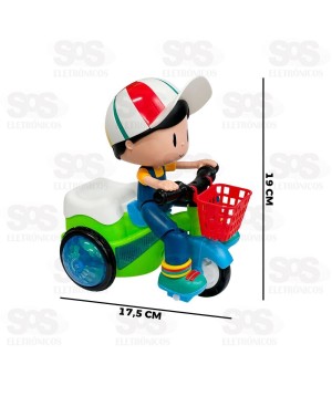 Juninho Ciclista Com Luzes e Sons Toy King TK-2367