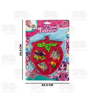 Kit Miçanga Infantil 80 Peças Toy King TK-AB6719