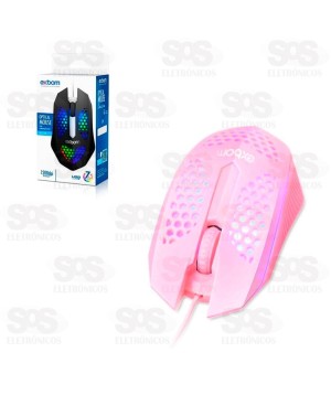 Mouse Gamer Óptico 1200DPI USB Exbom MS-C33