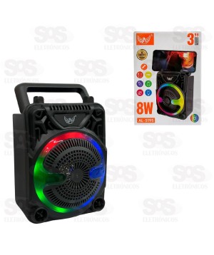 Caixa De Som 8W Com Suporte De Celular Altomex AL-3195