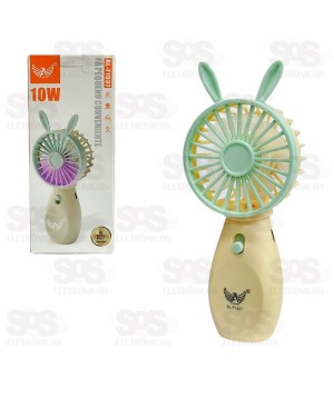 Ventilador Portátil De Mão Com Luz Altomex AL-F1937