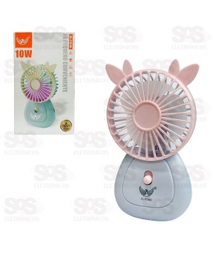 Ventilador Portátil De Mão Com Luz Altomex AL-F1940