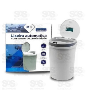 Lixeira Automática 12 Litros Com Sensor De Proximidade Luatek LK-2112