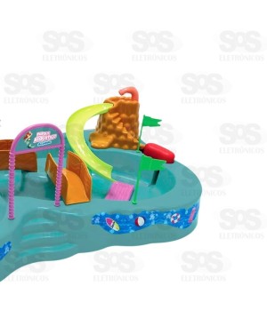 Parque Aquático Sereia 28 Peças Sai Agua de Verdade Homeplay 8002