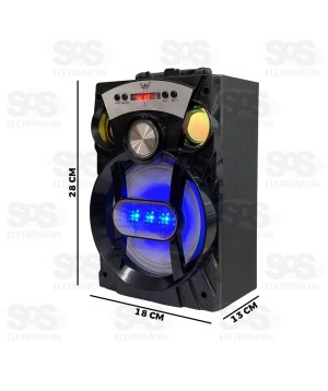 Caixa De Som Bluetooth 15W Recarregável Altomex A-79