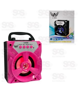 Caixa De Som Bluetooth 6W Recarregável Altomex A-6038