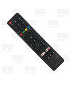 Controle Remoto Philco Tecla Netflix e Youtube  FBG 9005