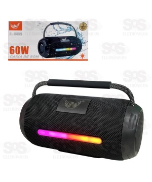 Caixa De Som Potente 60W Bluetooth Altomex AL-8859