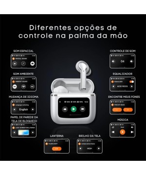 Fone Bluetooth E Tela Lcd Touch Som Plus Altomex  A-607 Plus Pro