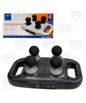 Massageador Muscular 4 Cabeças Recarregável Inova JMQ-12812