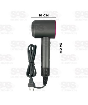 Secador De Cabelo Profissional Com 5 Acessórios 110V Inova CFT-12337-5