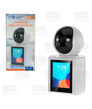 Câmera De Segurança Inteligente Com Tela Inova Prime KV-727