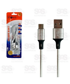 Cabo Micro USB De Dados 1Metro 2.4A Basike CBO-5826