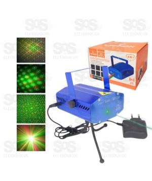 Mini Projetor Holográfico com Fonte e Tripé Lehmox LEY-1933