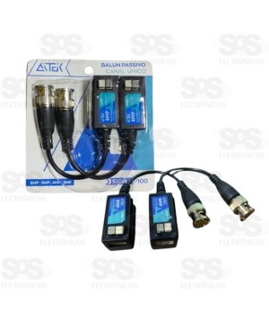 Conector Balun Canal Único UTP Passivo Aitek Sigma P100