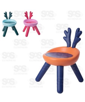 Cadeira Plástica Desmontável Infantil Alce