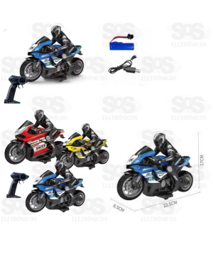 Moto Speed Sports Giro 360° Com Controle Remoto Toy King -TK-AB7079