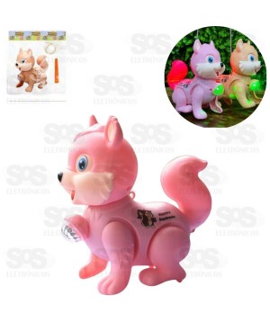 Esquilo Divertido Com Luzes e Sons Toy King TK-AB9079