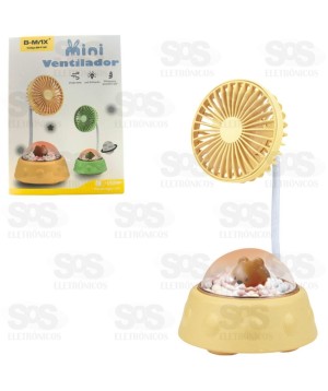 Mini Ventilador Cute Recarregável B-max BM-F1087
