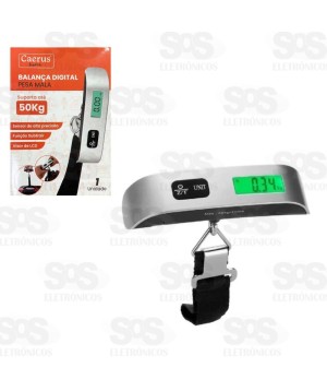 Balança Digital De Mala Capacidade Até 50Kg Caerus CRS-2518