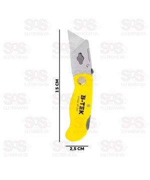 Estilete Profissional Dobrável B-Tek BT-323