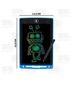 Lousa Mágica Infantil Colorida 8.5 Polegadas Segma SEG-LMG85