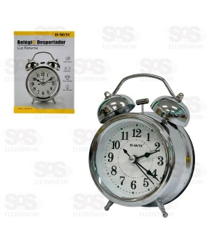 Relógio Analógico Com Despertador B-Max BM-R810
