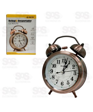 Relógio Analógico Com Despertador B-Max BM-R810A