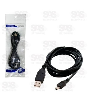 Cabo Mini USB V3 1,5 Metros Alta Velocidade Maxmidia